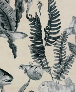 Coordonné Bank of Fish Grey -
