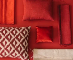 Coordonné Bertoia Scarlet -