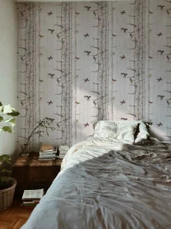 Coordonné Birch Trees Pink -