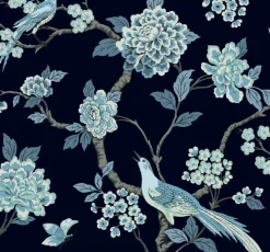 Coordonné Bird Song Navy -