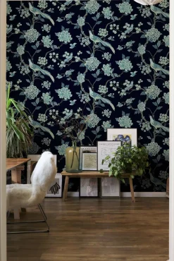 Coordonné Bird Song Navy -