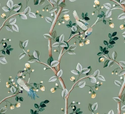 Coordonné Birds Prosperity Jade -