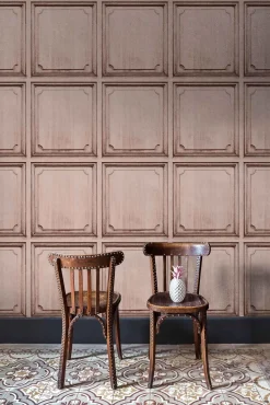Coordonné Boiserie Rose -