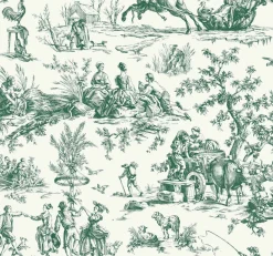 Coordonné Bucolic Toile Emerald -