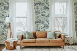 Coordonné Bucolic Toile Indigo -