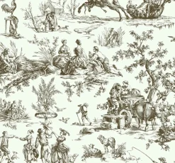 Coordonné Bucolic Toile Khaki -
