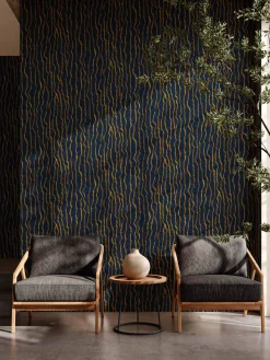 Coordonné Calligraphy Lapislazuli -