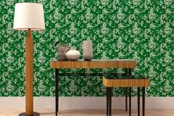 Coordonné Cherry Blossom Emerald -