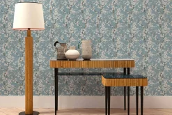 Coordonné Cherry Blossom Turquoise -