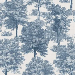 Coordonné Chestnut tree Blue -