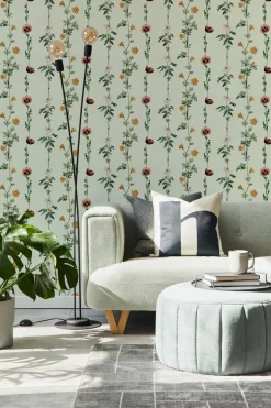 Coordonné Climbing Flowers Melon -
