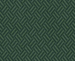 Coordonné Crosshatch Emerald -