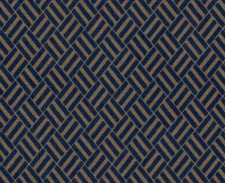 Coordonné Crosshatch Ultramarine -