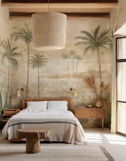 Coordonné Draa Palms Leaves -