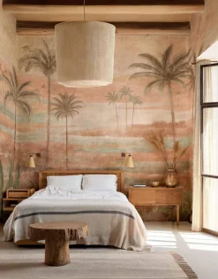 Coordonné Draa Palms Rose -