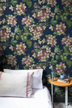 Coordonné Flowery Navy -