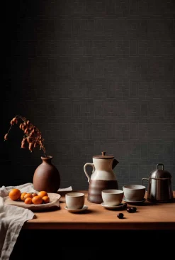 Coordonné Fretwork Slate -