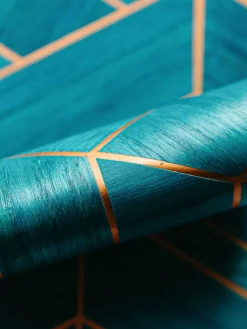Coordonné Hexagon Aqua -