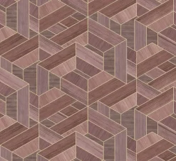 Coordonné Hexagon Bordeaux -