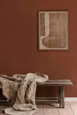 Coordonné Interwoven Clay -