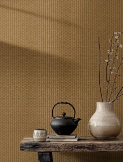 Coordonné Kuba Raffia Sienna -