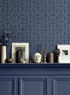 Coordonné Maze Navy -