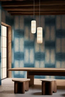 Coordonné Mokume Indigo -