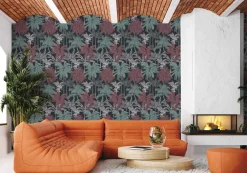Coordonné Palms Coral -
