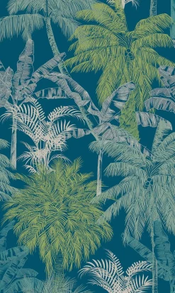 Coordonné Palms Turquesa -