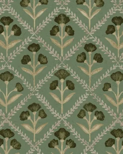 Coordonné Poppy Emerald -