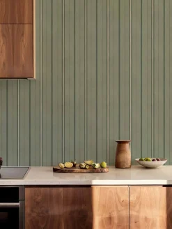 Coordonné Rolling-Stripes Sage -