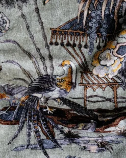 Coordonné Sacred Pheasants Jade -