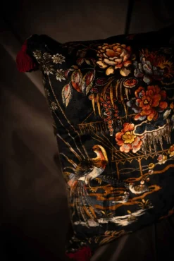 Coordonné Sacred Pheasants Onyx -