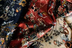 Coordonné Sacred Pheasants Ruby -