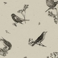 Coordonné Sweet Birds Black -