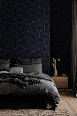 Coordonné Trellis Ultramarine -
