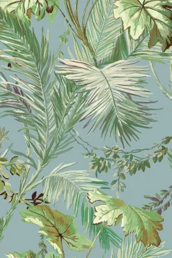 Coordonné Vegetable Blue -