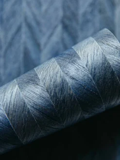 Coordonné Wheat Spike Indigo -