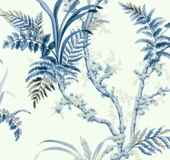 Coordonné Wild Ferns Indigo -