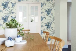 Coordonné Wild Ferns Indigo -